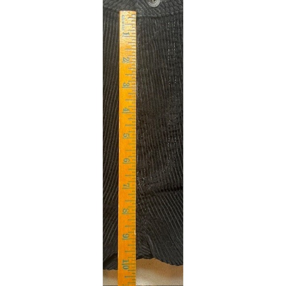 Empyre Mens Sz 32x30 Loose Fit Corduroy Tori Black Skate Pants Baggy Wide -1303 - Picture 6 of 7